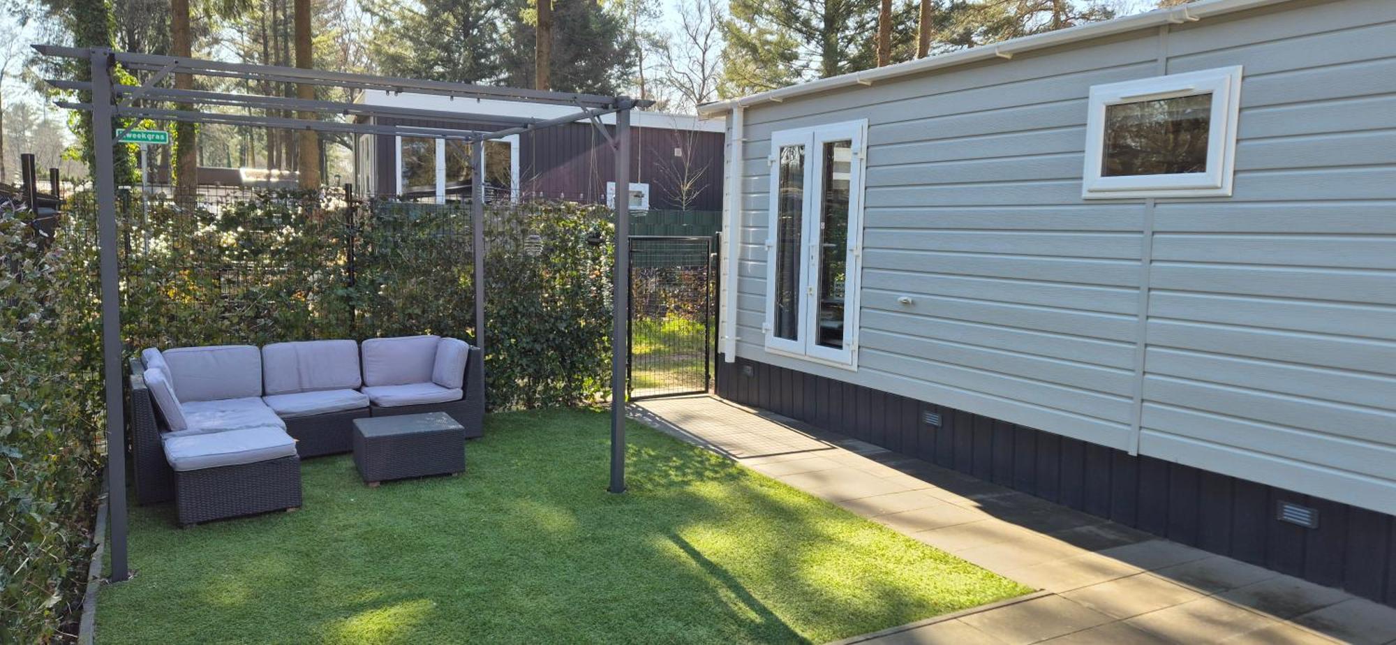Het Veluwse Boshuisje Knus Chalet Met Omheinde Tuin Op De Veluwe Хундерло Экстерьер фото